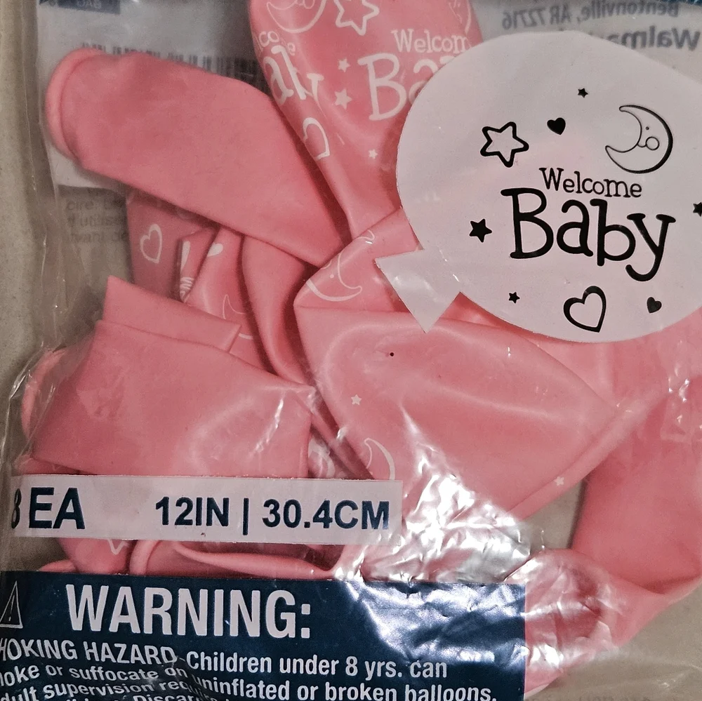 Pink Baby Shower Bundle Set